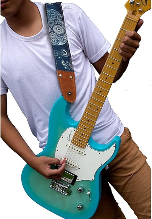 STRAP GUITARRA/BAJO - CALAVERA MEXICANA