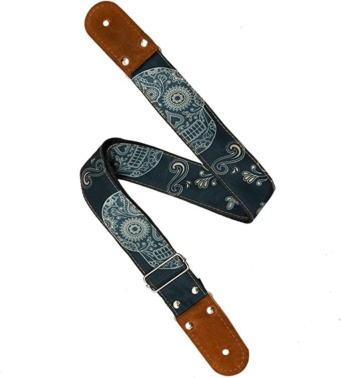 STRAP GUITARRA/BAJO - CALAVERA MEXICANA