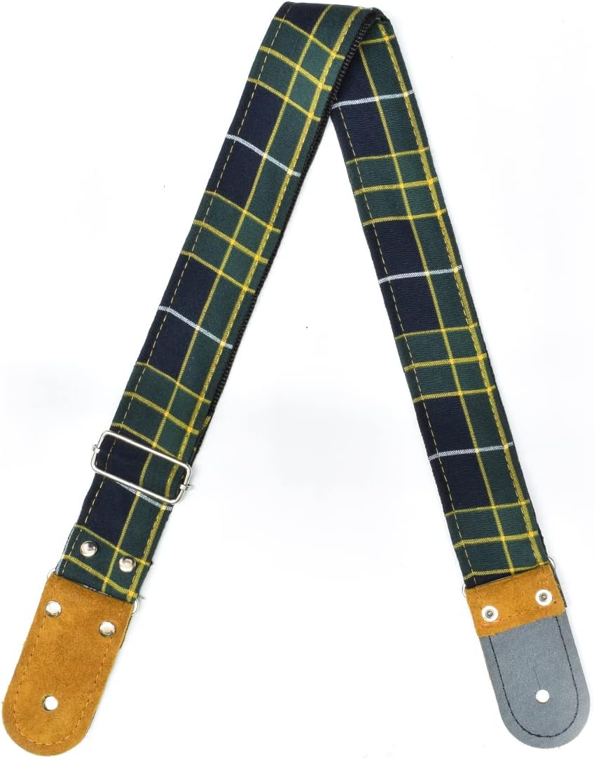 STRAP GUITARRA/BAJO - ESCOCES VERDE
