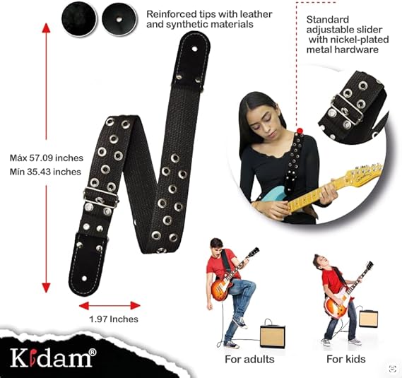 STRAP GUITARRA/BAJO - ESTOPEROLES DE HOYOS 2+1