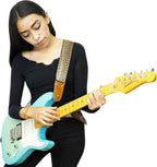 STRAP GUITARRA/BAJO - CINTA ESPINOZETA NATURAL