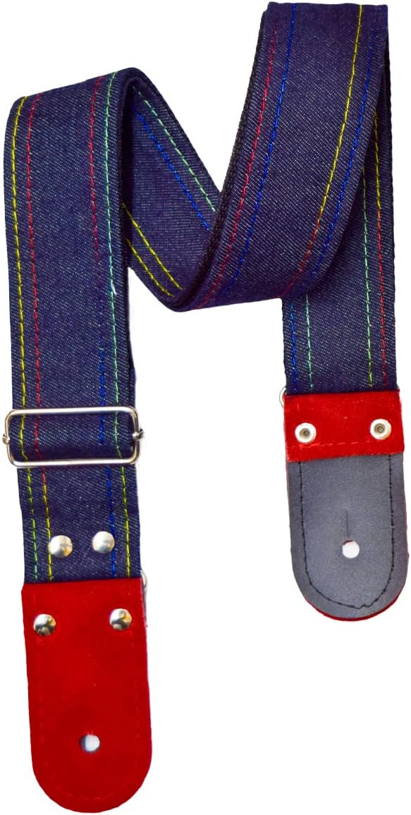 STRAP GUITARRA/BAJO - MEZCLILLA AZUL