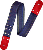 STRAP GUITARRA/BAJO - MEZCLILLA AZUL