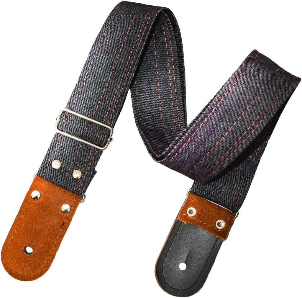 STRAP GUITARRA/BAJO - MEZCLILLA GRIS