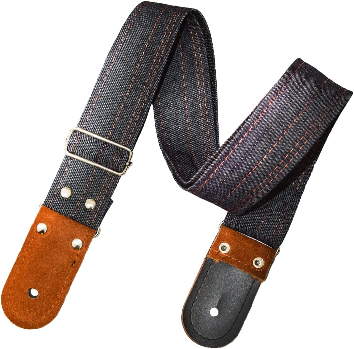 STRAP GUITARRA/BAJO - MEZCLILLA GRIS