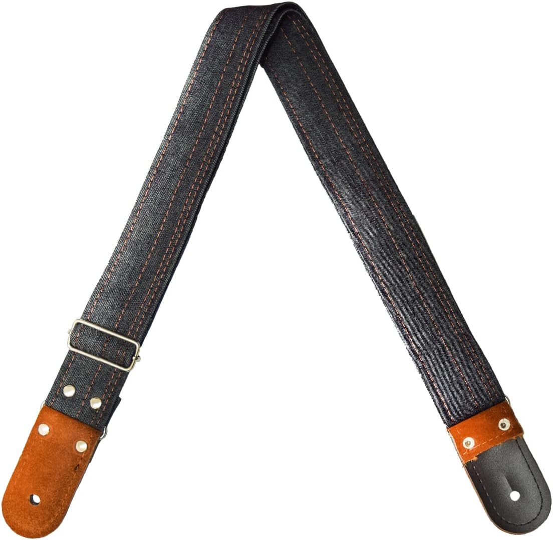 STRAP GUITARRA/BAJO - MEZCLILLA GRIS