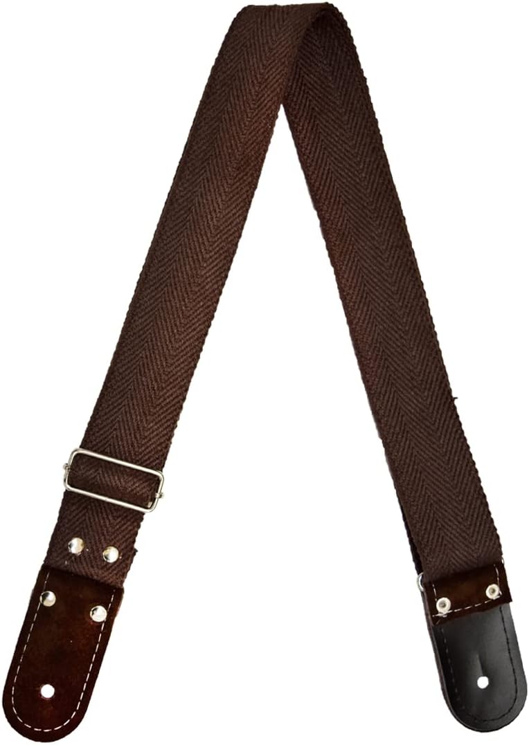 STRAP GUITARRA/BAJO - CINTA ESPINOZETA CAFÉ