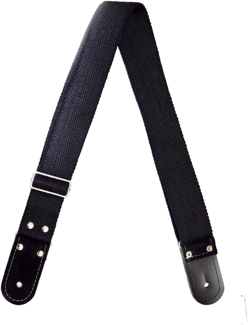 STRAP GUITARRA/BAJO - ESPINOZETA NEGRO